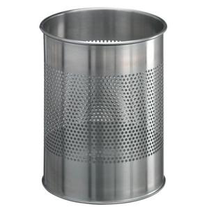 Kosz na mieci okrgy 15l metal szczotkowany 338123 - 2832518929