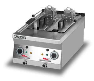 Frytkownica elektryczna dwuzbiornikowa L700.FE400-2x5 Lozamet - 2832767895