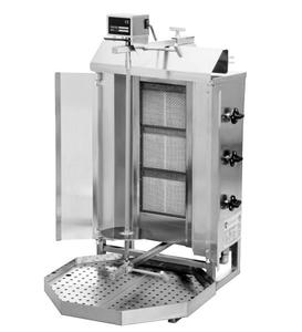 Gyros | opiekacz gazowy do kebaba | 3 palniki | wsad 40kg KLG220 - 2865474706