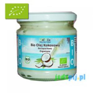 BIO OLEJ KOKOSOWY 200ml EKO toczony na zimno - NATVITA - 2823874849