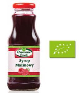 BIO SYROP MALINOWY 250 ml OWOCOWE SMAKI - 2823874868