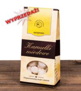 KARMELKI MIODOWE - SMAK CYTRYNOWY 150g - WYPRZEDA - 2843137669