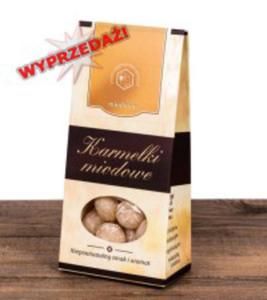 KARMELKI MIODOWE 150g - WYPRZEDA - 2843376658