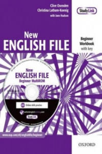 New English File Beginner Workbook with key + CD-ROM - 2826688797