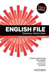 English File Elementary Teacher's Book with Test and Assessment CD-ROM - 2861865420