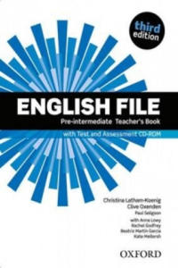 English File Pre-Intermediate Teacher's Book with Test and Assessment CD-ROM - 2861867218