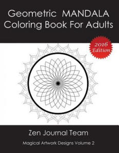 Geometric Mandala Coloring Book for Adults - 2870868341