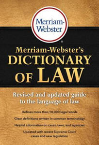 Merriam-Webster's Dictionary of Law - 2867912814