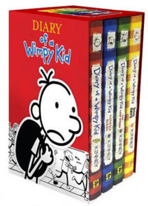 Diary of a Wimpy Kid Box of Books 1-4 - 2868069069