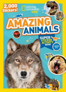 National Geographic Kids Amazing Animals Super Sticker Activity Book - 2873991868