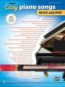 Alfred's Easy Piano Songs Rock and Pop - 2877958006