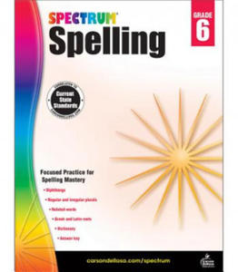 Spectrum Spelling, Grade 6 - 2867760554