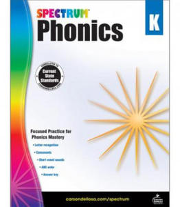 Spectrum Phonics, Grade K - 2866218760