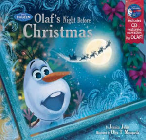 Frozen Olaf's Night Before Christmas Book & CD - 2866210296