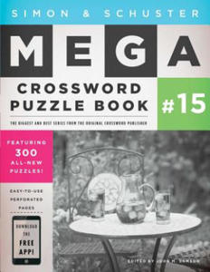 Simon & Schuster Mega Crossword Puzzle Book - 2872888805