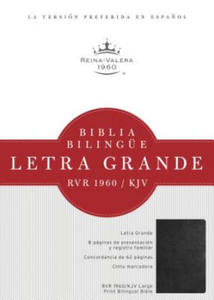 RVR 1960/KJV Biblia Bilingue Letra Grande, negro tapa dura - 2877404043