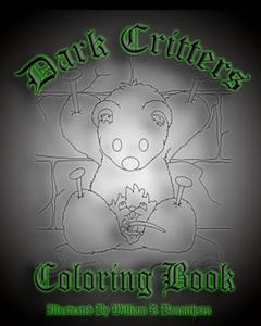 Dark Critters Coloring Book - 2867135594