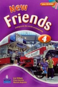 New Friends 4 Podrecznik z plyta CD - 2876325686