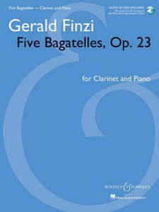 Five Bagatelles, Op. 23: Clarinet in B-Flat and Piano with Online Audio of Performance and - 2877401662