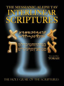 Messianic Aleph Tav Interlinear Scriptures Volume One the Torah, Paleo and Modern Hebrew-Phonetic Translation-English, Bold Black Edition Study Bible - 2870657288
