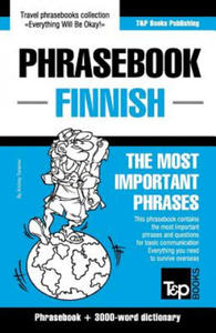 English-Finnish phrasebook and 3000-word topical vocabulary - 2871599949