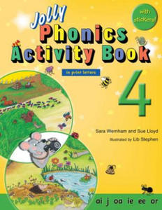Jolly Phonics Activity Book 4 (in Print Letters) - 2861936219