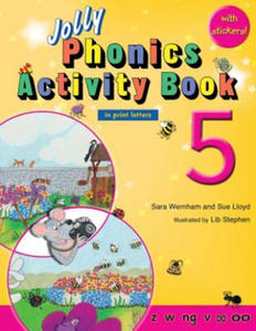 Jolly Phonics Activity Book 5 (in Print Letters) - 2877621850