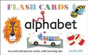 Alphabet - Flash Cards: 54 Word and Picture Cards, with Learning Tips - 2861920993