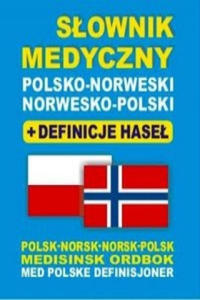 Slownik medyczny polsko-norweski norwesko-polski + definicje hasel - 2861959603