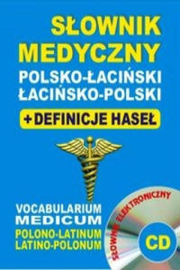 Slownik medyczny polsko-lacinski lacinsko-polski + definicje hasel + CD (slownik elektroniczny) - 2877965866