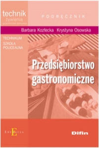 Przedsiebiorstwo gastronomiczne podrecznik - 2877877245