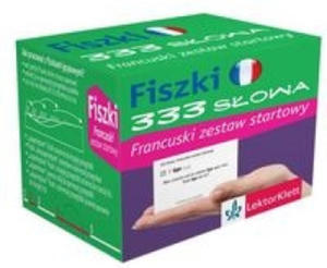 Fiszki 333 slowa Francuski zestaw startowy - 2878175092