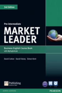 Market Leader 3rd Edition Pre-Intermediate Coursebook with DVD-ROM and MyEnglishLab Student online access code Pack - 2861884182