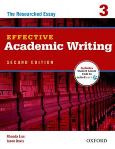 Effective Academic Writing Second Edition: 3: Student Book - 2877957486