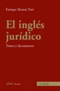 El ingls jurdico : textos y documentos - 2878440285