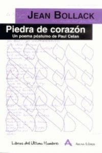 Piedra de corazn : un poema pstumo de Paul Celn - 2867135523