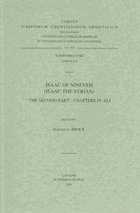 Isaac of Nineveh (Isaac the Syrian). 'The Second Part', Chapters IV-XLI: T. - 2874801976