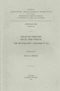 Isaac of Nineveh (Isaac the Syrian): The Second Part, Chapters 4-41 - 2877962319