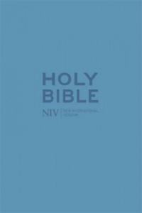 NIV Pocket Cyan Soft-tone Bible with Zip - 2877486289