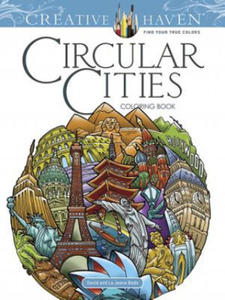 Creative Haven Circular Cities Coloring Book - 2836091238