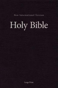 NIV, Pew and Worship Bible, Large Print, Hardcover, Black - 2877304189