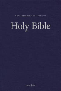 NIV, Pew and Worship Bible, Large Print, Hardcover, Blue - 2877306874