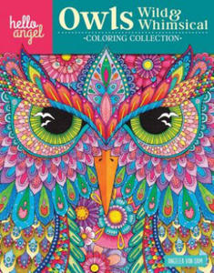 Hello Angel Owls Wild & Whimsical Coloring Collection - 2878794074