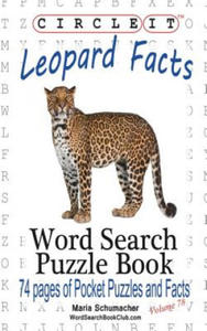 Circle It, Leopard Facts, Word Search, Puzzle Book - 2867120296