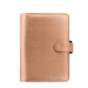 Filofax Personal Saffiano rose gold organiser - 2867095507