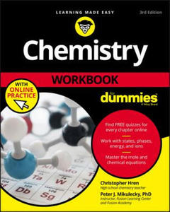 Chemistry Workbook For Dummies with Online Practic e, Third Edition - 2867757356