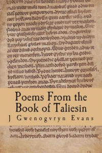 POEMS FROM THE BK OF TALIESIN - 2869020567