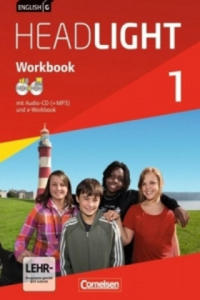 English G Headlight - Allgemeine Ausgabe - Band 1: 5. Schuljahr, Workbook mit CD-ROM (e-Workbook) und Audios online - 2878083184