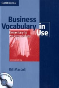 Business Vocabulary in Use (with answers), Elementary to Pre-intermediate, w. CD-ROM - 2877608941