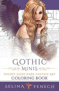 Gothic Minis - Pocket Sized Dark Fantasy Art Coloring Book - 2861991476